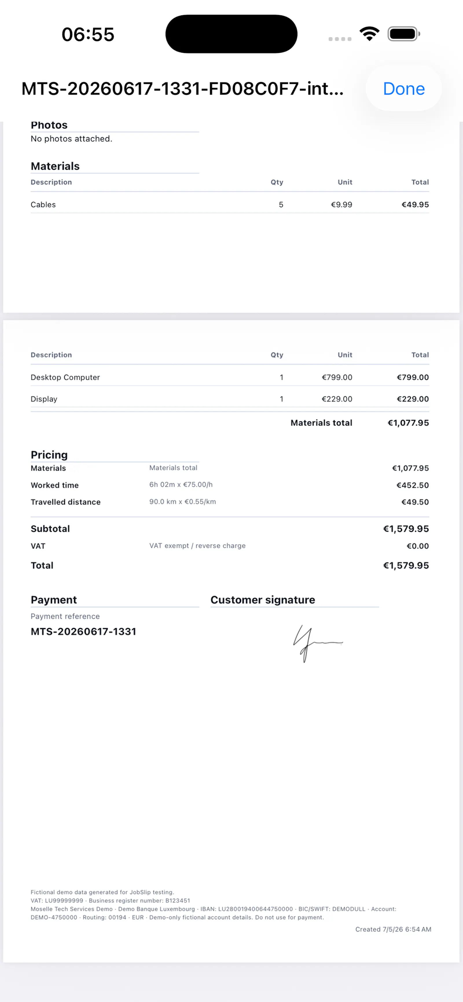 JobSlip screenshot 8