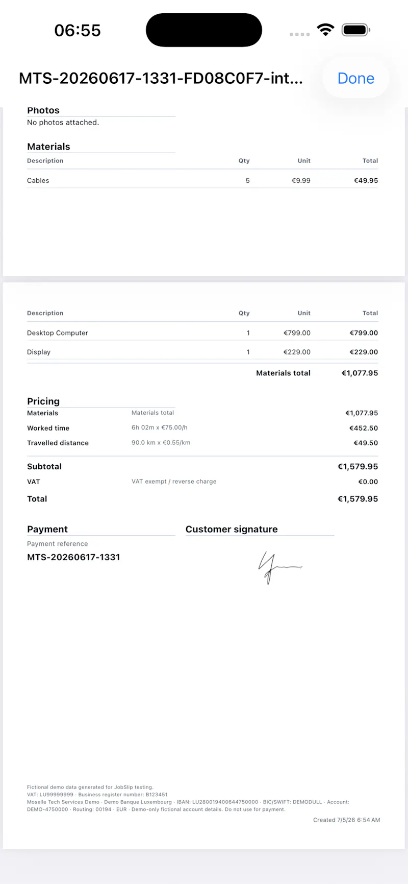 JobSlip screenshot 8
