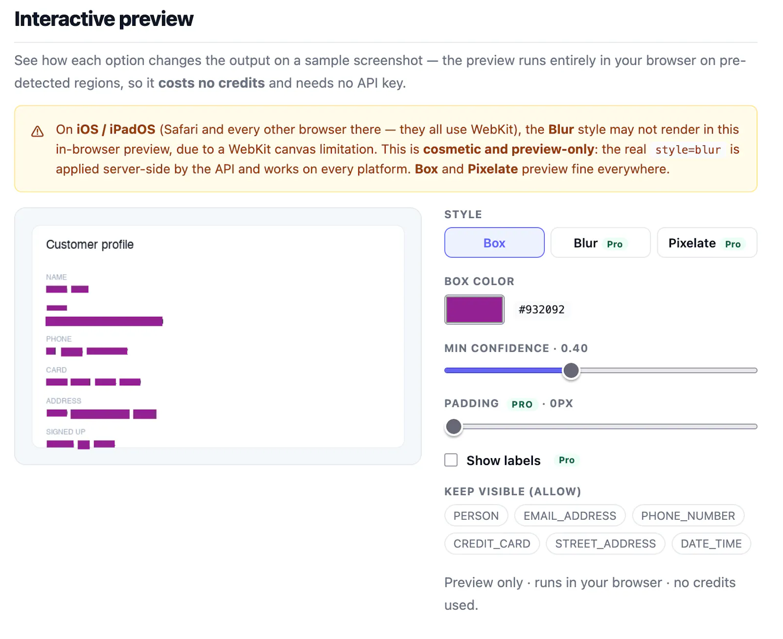 Privshot screenshot 3
