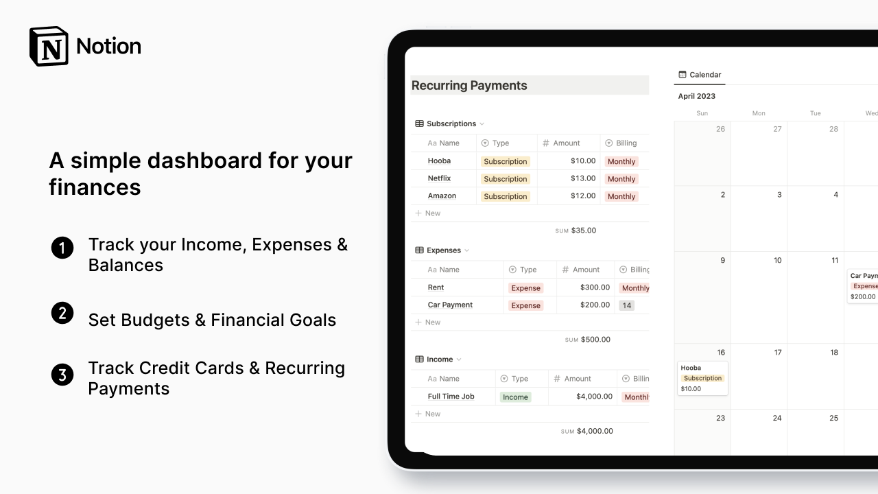 Finance Tracker gallery image