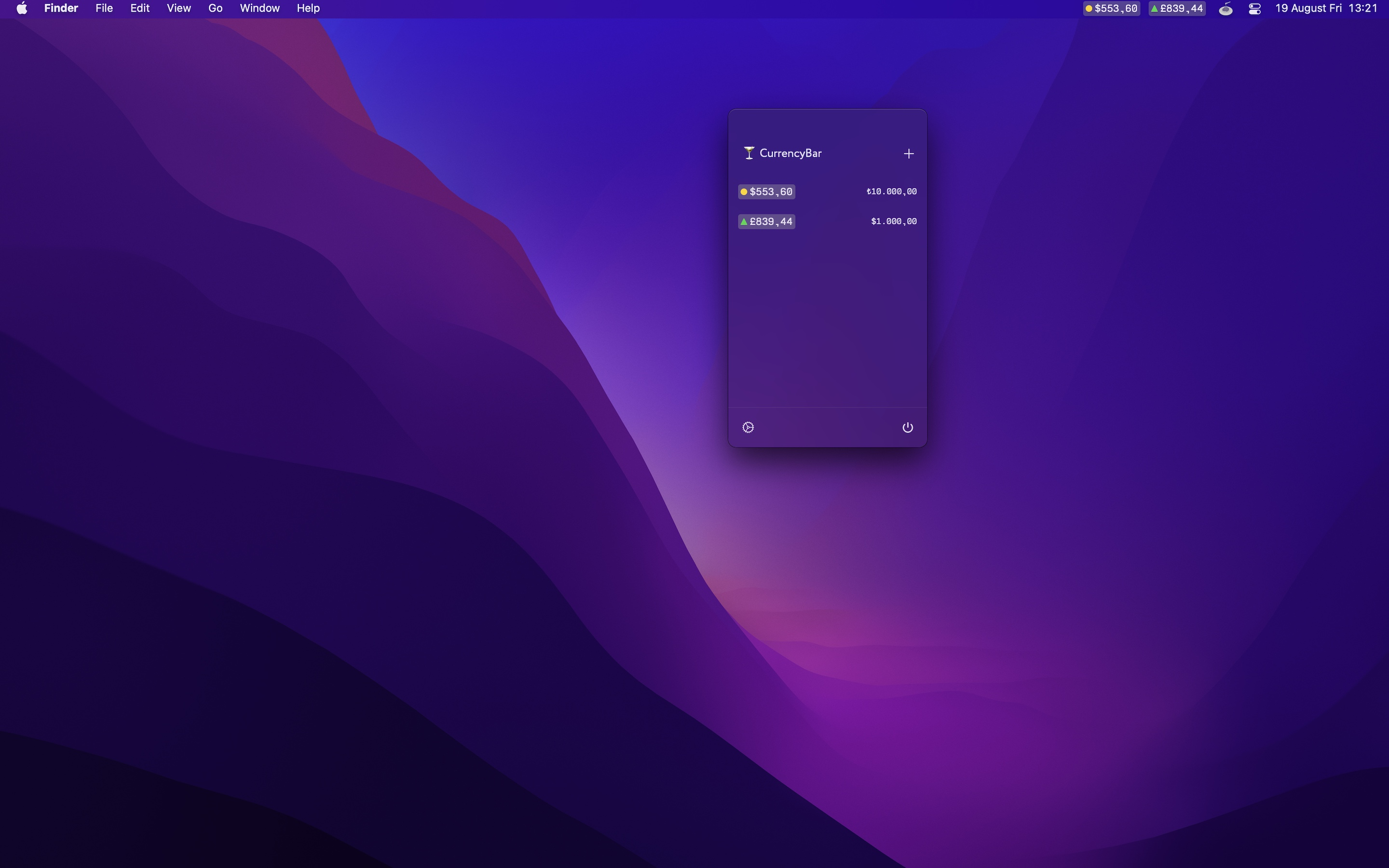 CurrencyBar gallery image