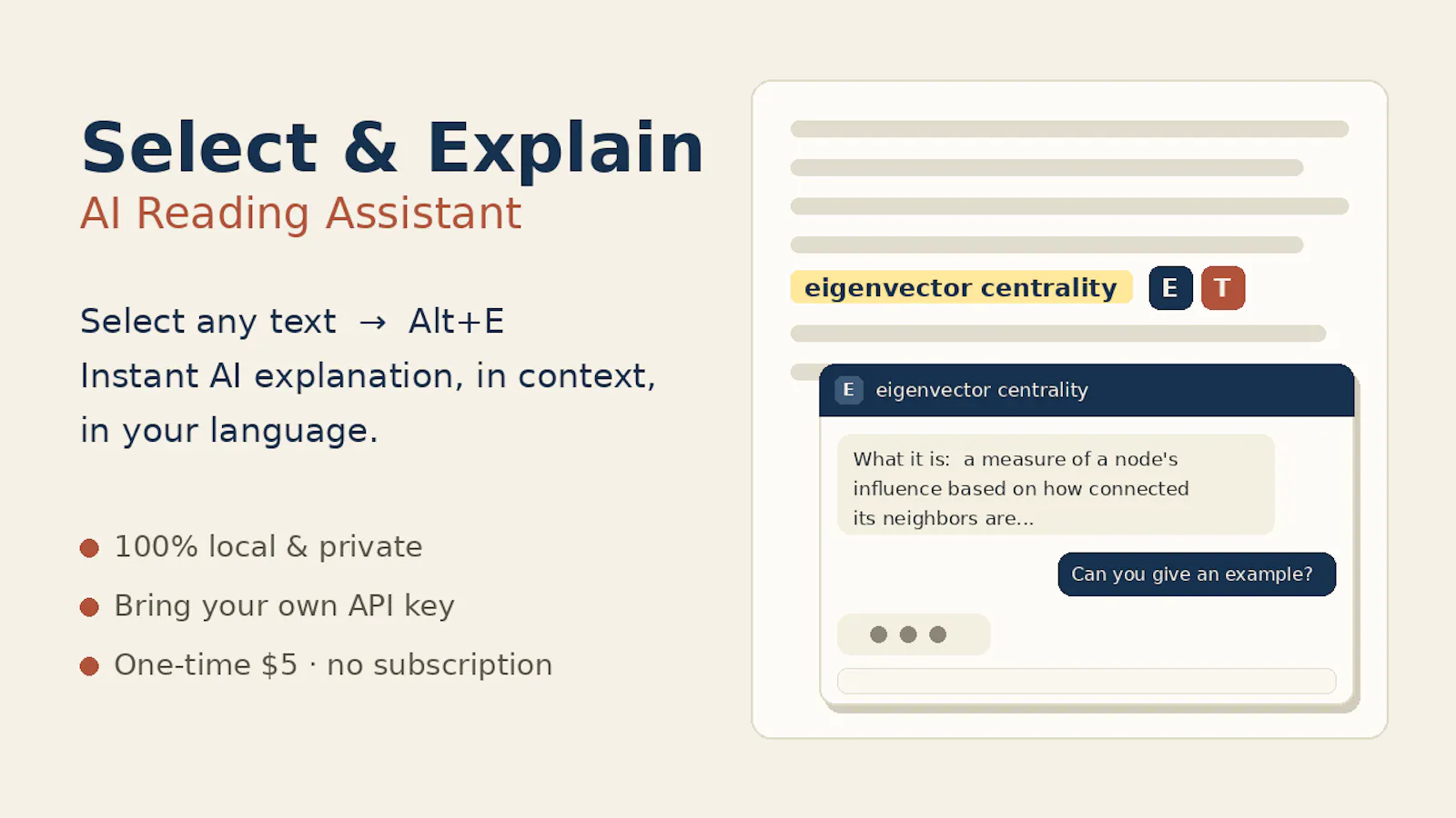 Select & Explain screenshot 1