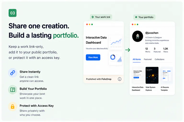 FolioDrop gallery image