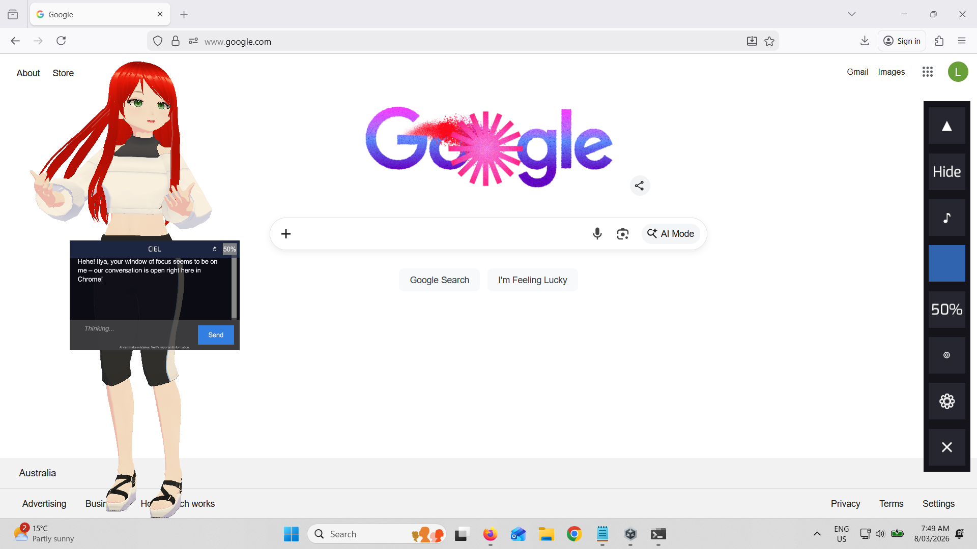 CielChan: Offline Desktop AI Companion - Screenshot 3 showing product features and functionality