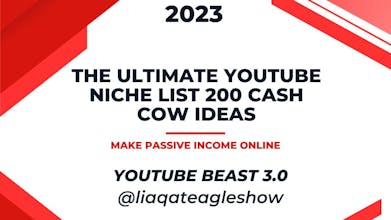 YouTube Niche List: 200 Cash Cow Ideas gallery image