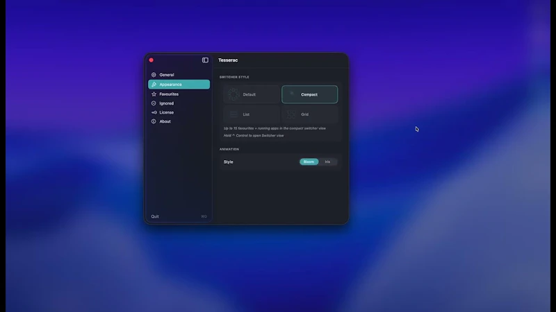 Tesserac screenshot 1 (video preview)