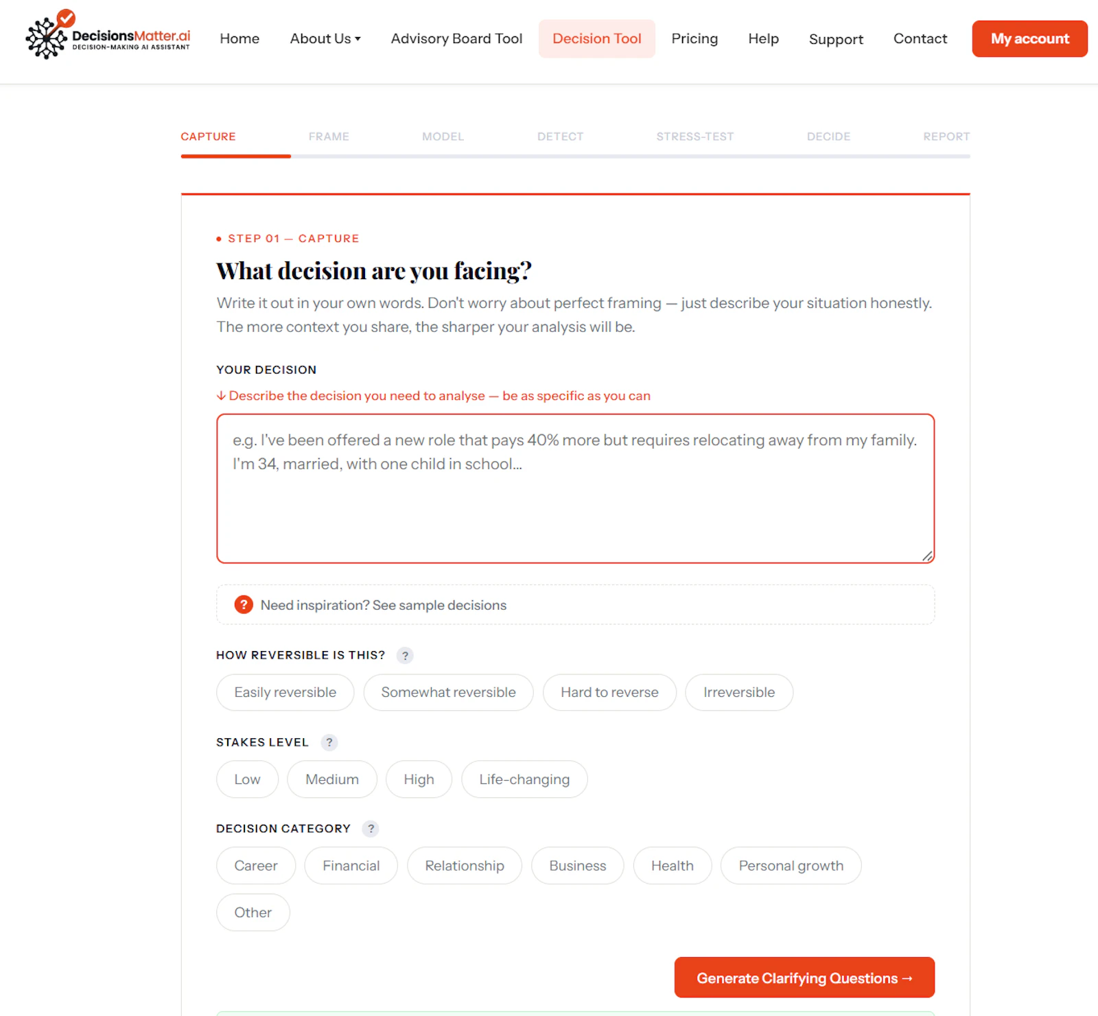 DecisionsMatter.ai- Decisions Assistant screenshot 3
