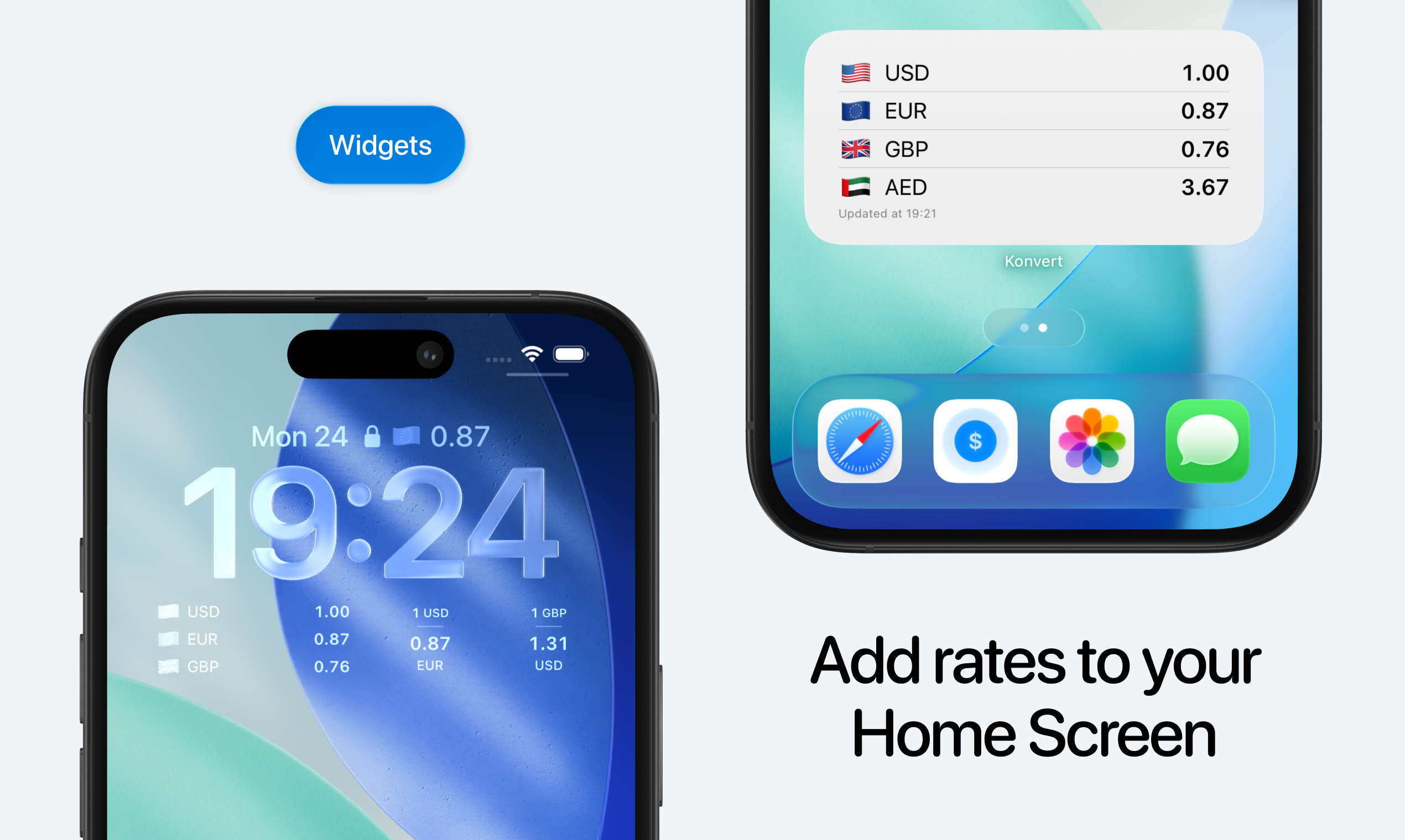 Konvert – Currency Converter - Screenshot 2 showing product features and functionality