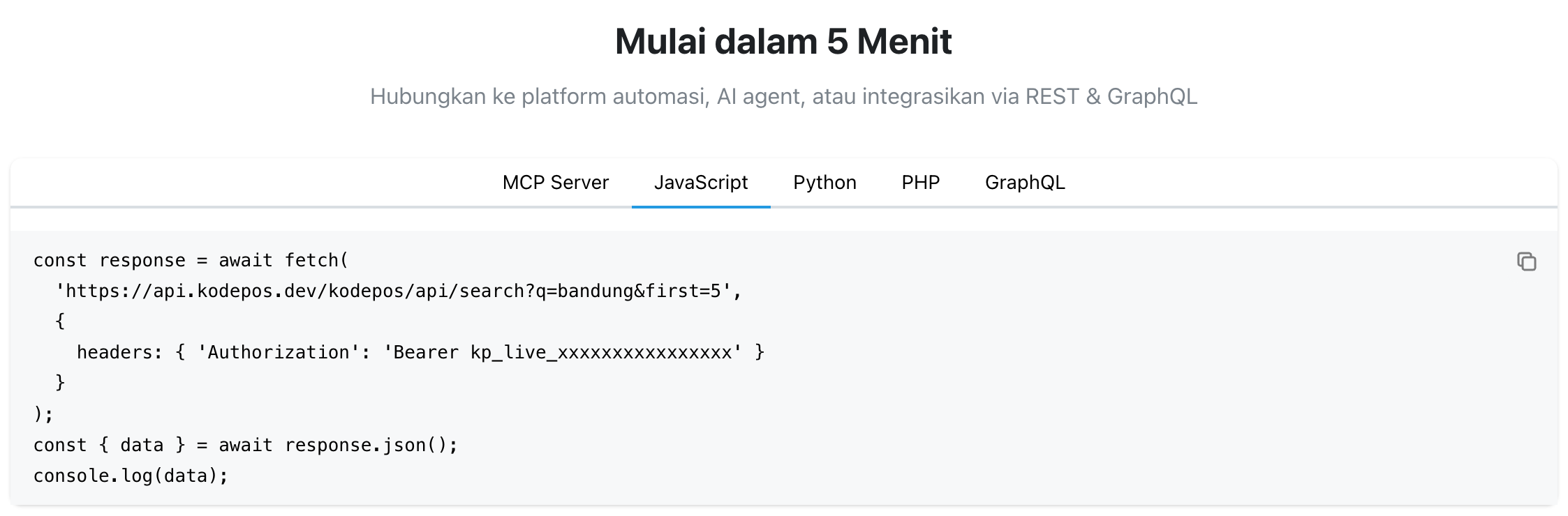 Kode Pos API gallery image