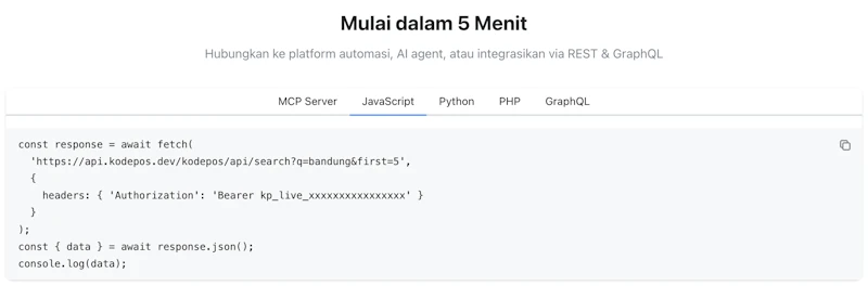 Kode Pos API screenshot 4