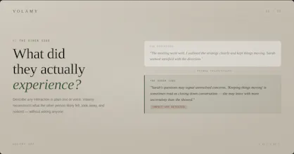 Volamy — How you actually land on people gallery image