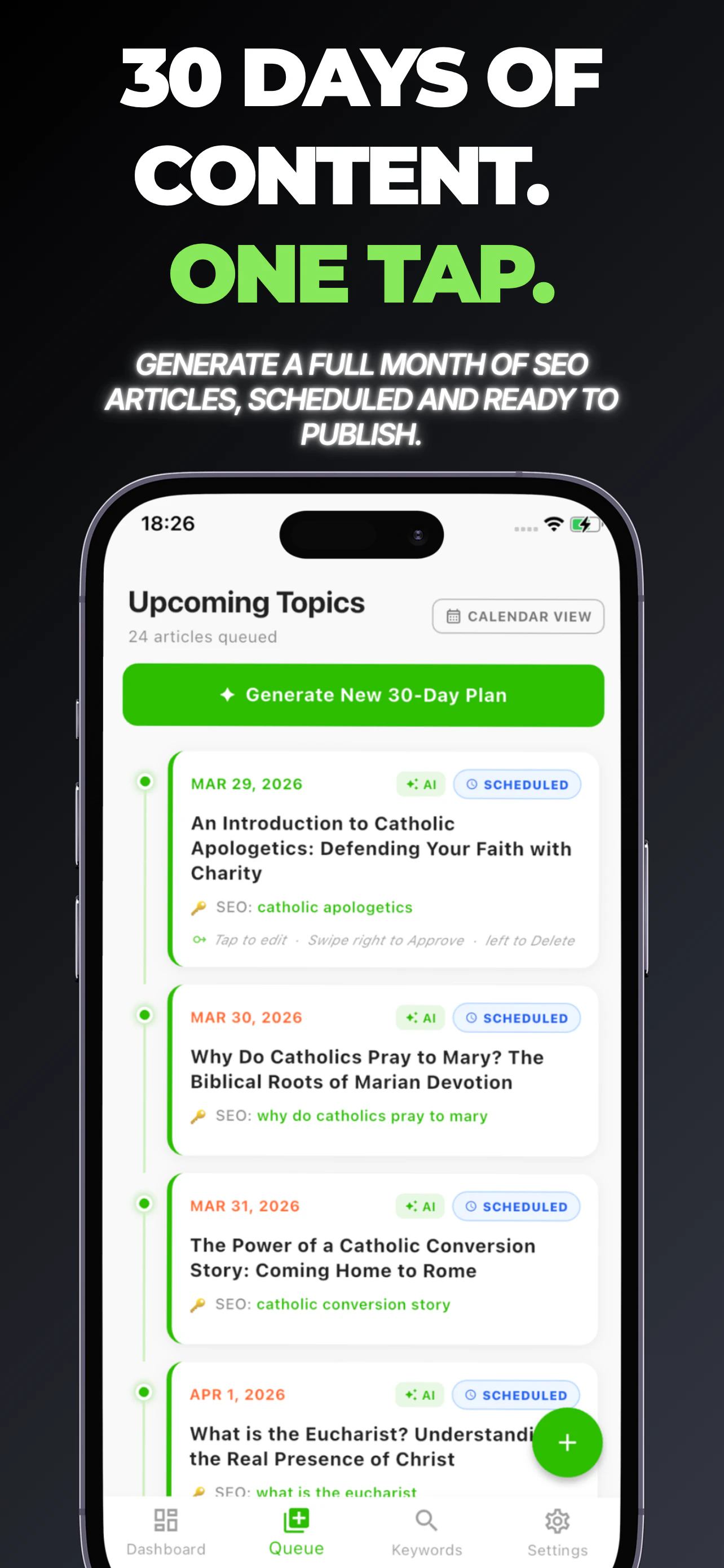 SleepPublish - Auto Content Marketing screenshot 2