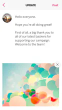 Indiegogo iOS app gallery image