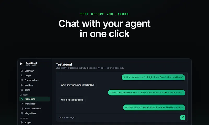 DeskGreet screenshot 7