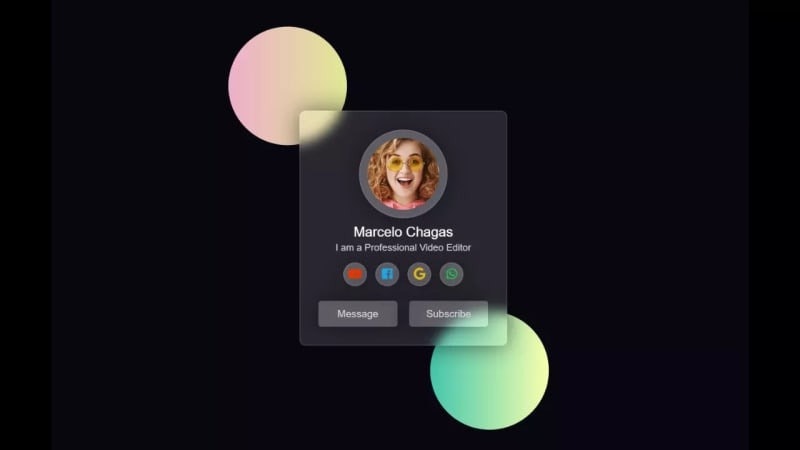 CSS GlassMorphism Generator media 1