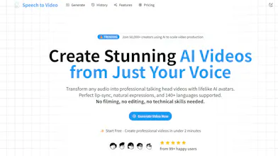 speechtovideo.run gallery image