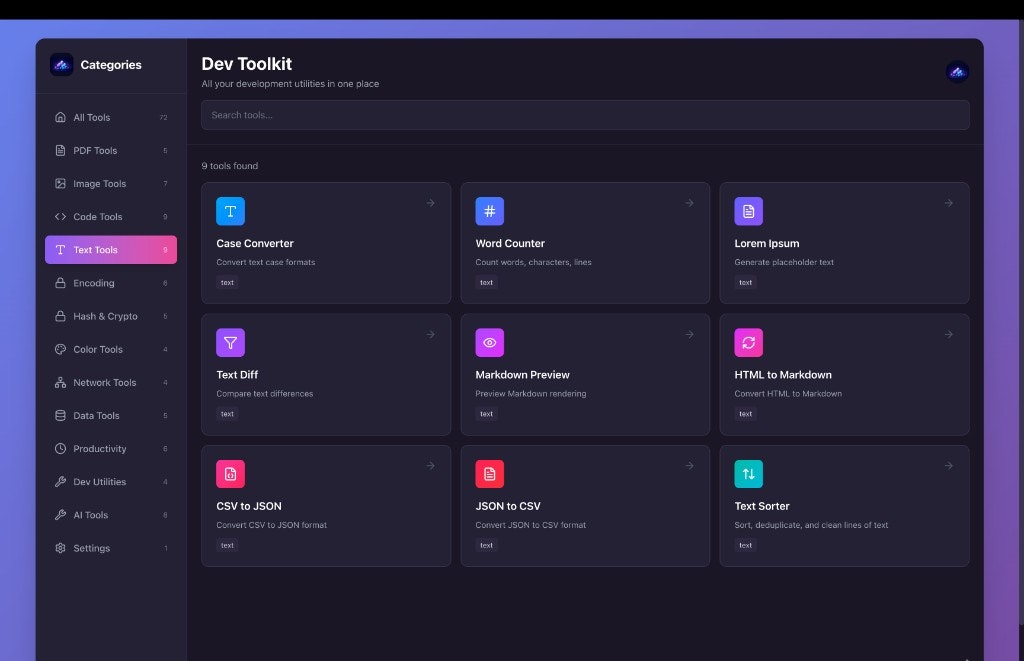 Crystal Dev Toolkit gallery image
