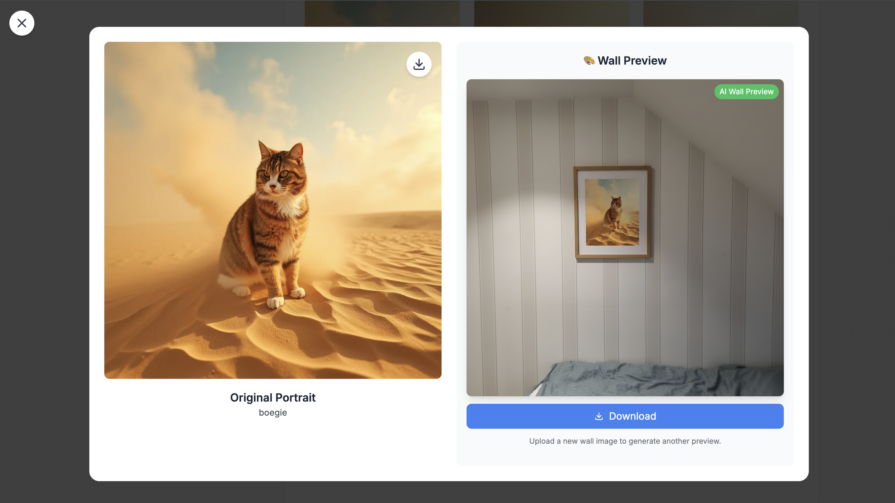 Petkaonse - Carica il tuo animale domestico la tua stanza → Ottieni un servizio fotografico di AI professionale media 2