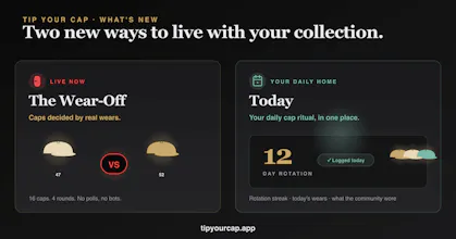 Scally Cap Collection Tracker & Wear app gallery image