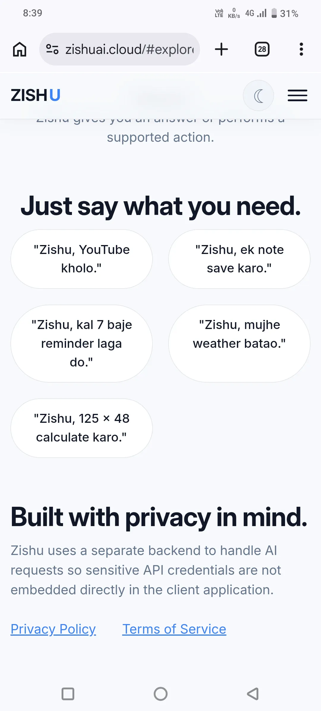 Zishu AI Voice Assistant  gallery image
