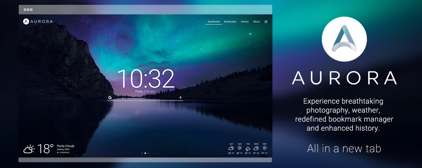 Aurora: New Tab & Bookmark Manager gallery image