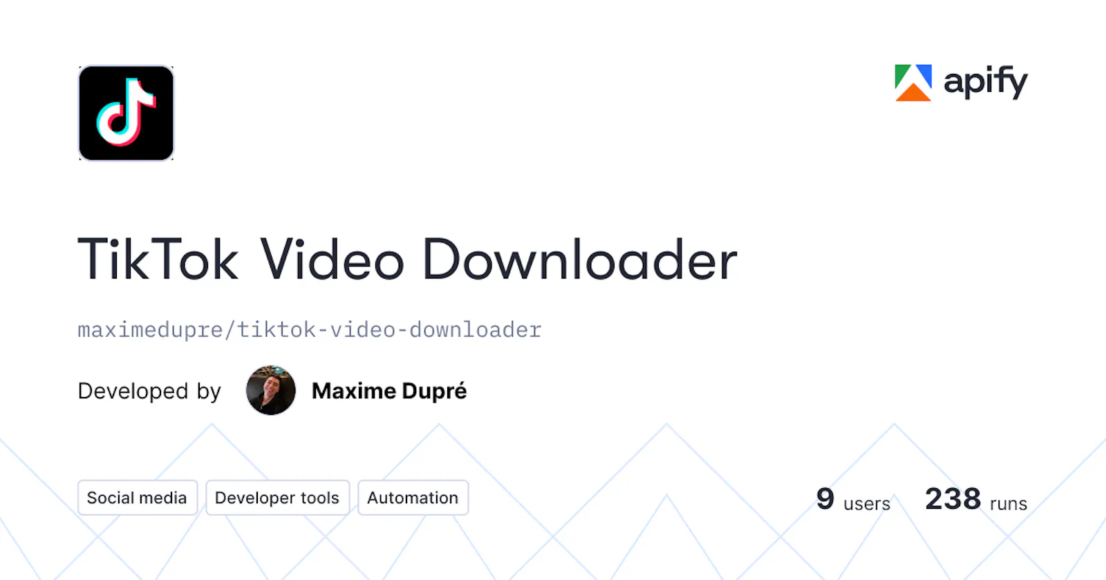 TikTok Video Downloader screenshot 1