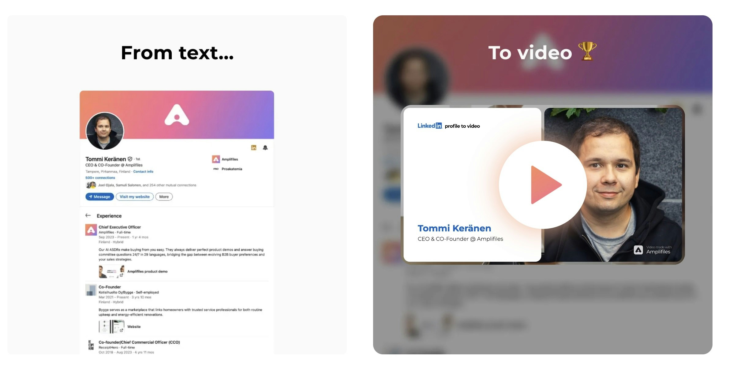Amplifiles — screenshot 1 showing tool features and UI
