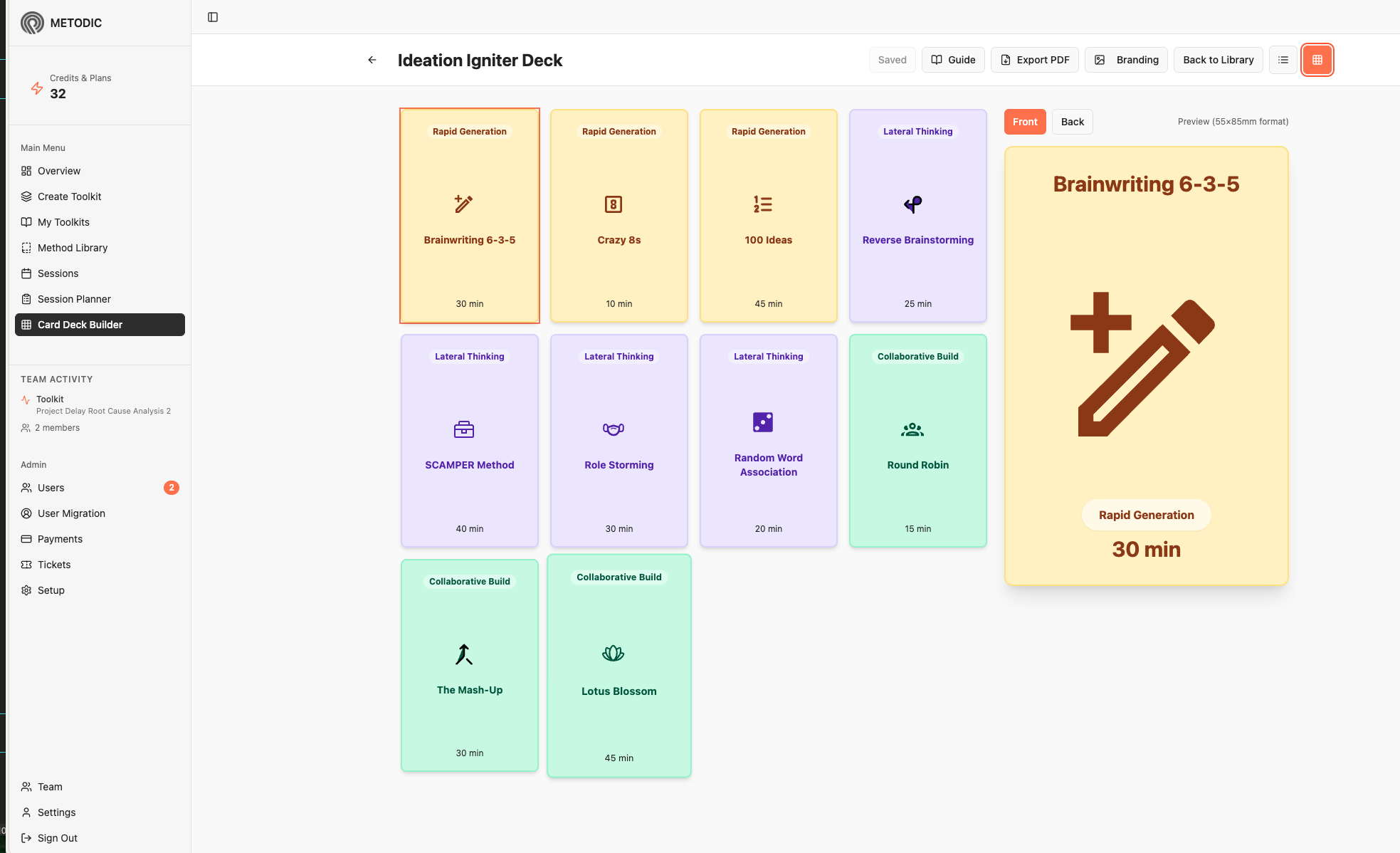 METODIC - Screenshot 3 showing product features and functionality