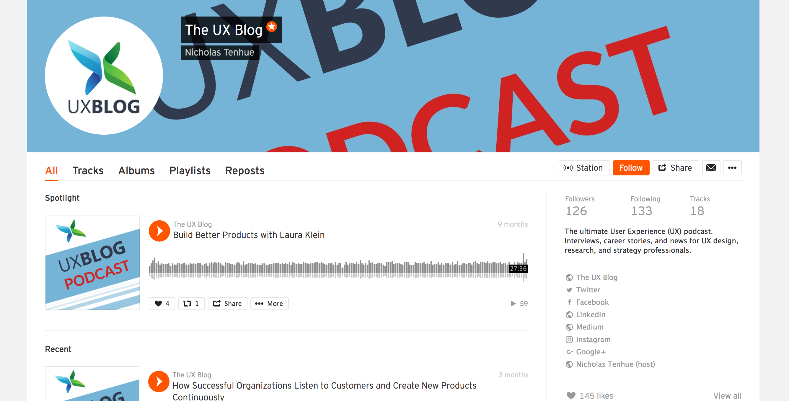 The UX Blog Podcast gallery image