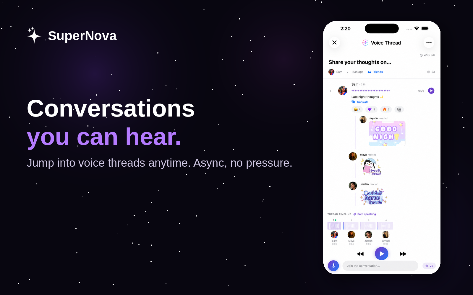 SuperNova: Talk, Don't Type gallery image