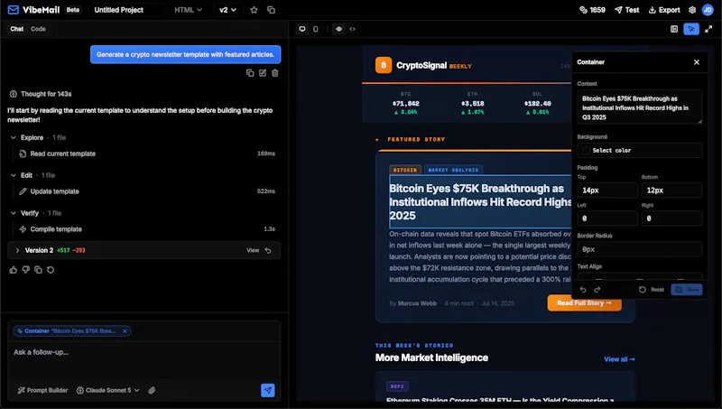 VibeMail screenshot 4