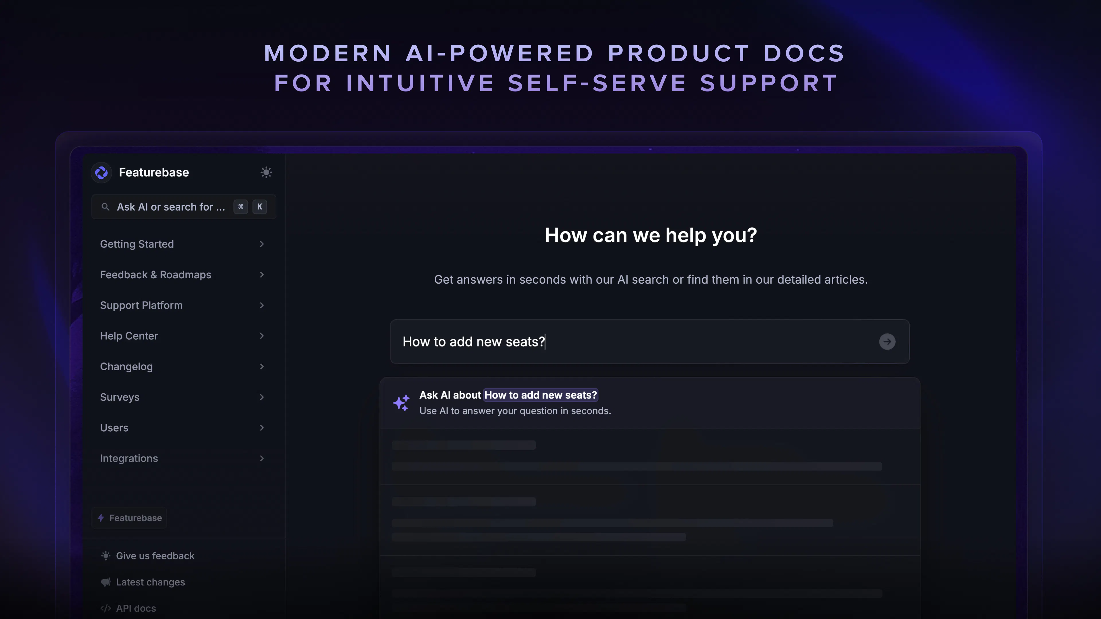 Featurebase: The modern support & product suite for growing teams ...
