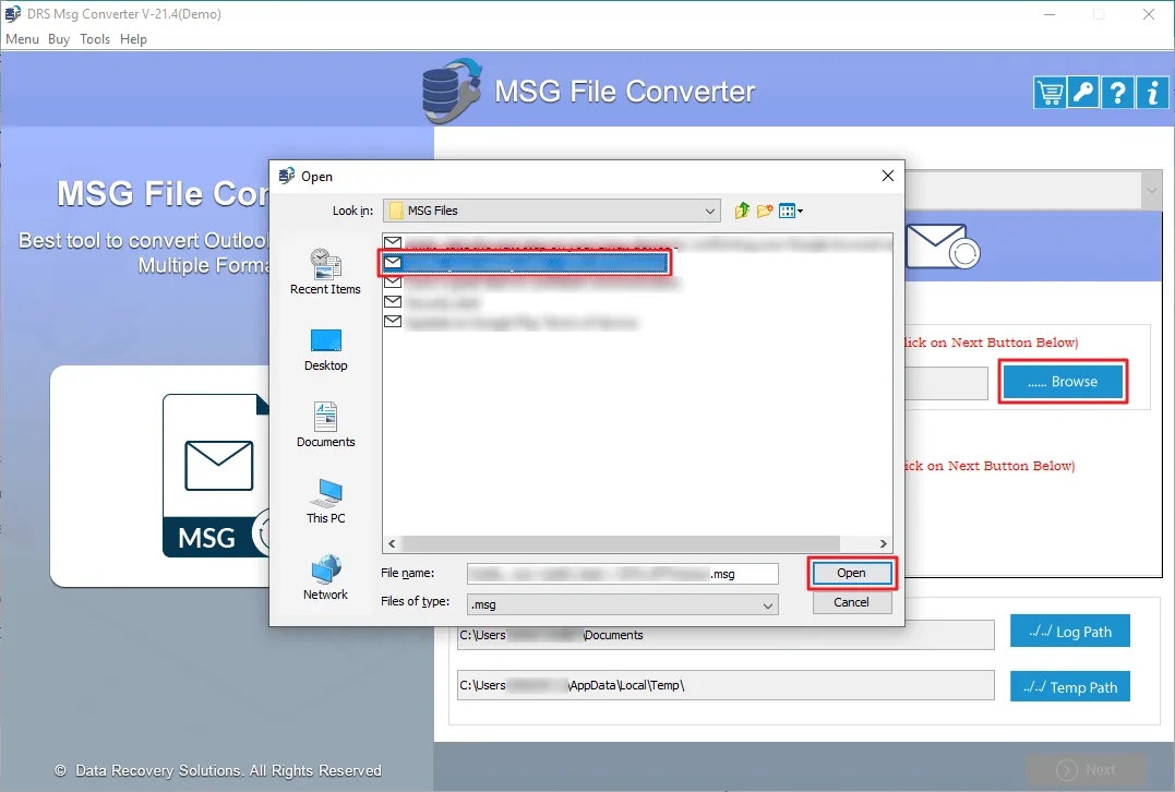 MigrateEmails MSG Converter - Safe и надежный инструмент MigrateEmails MSG Converter медиа 1