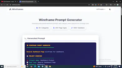 Wireframes.online gallery image