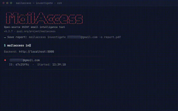 MailAccess - Email OSINT gallery image