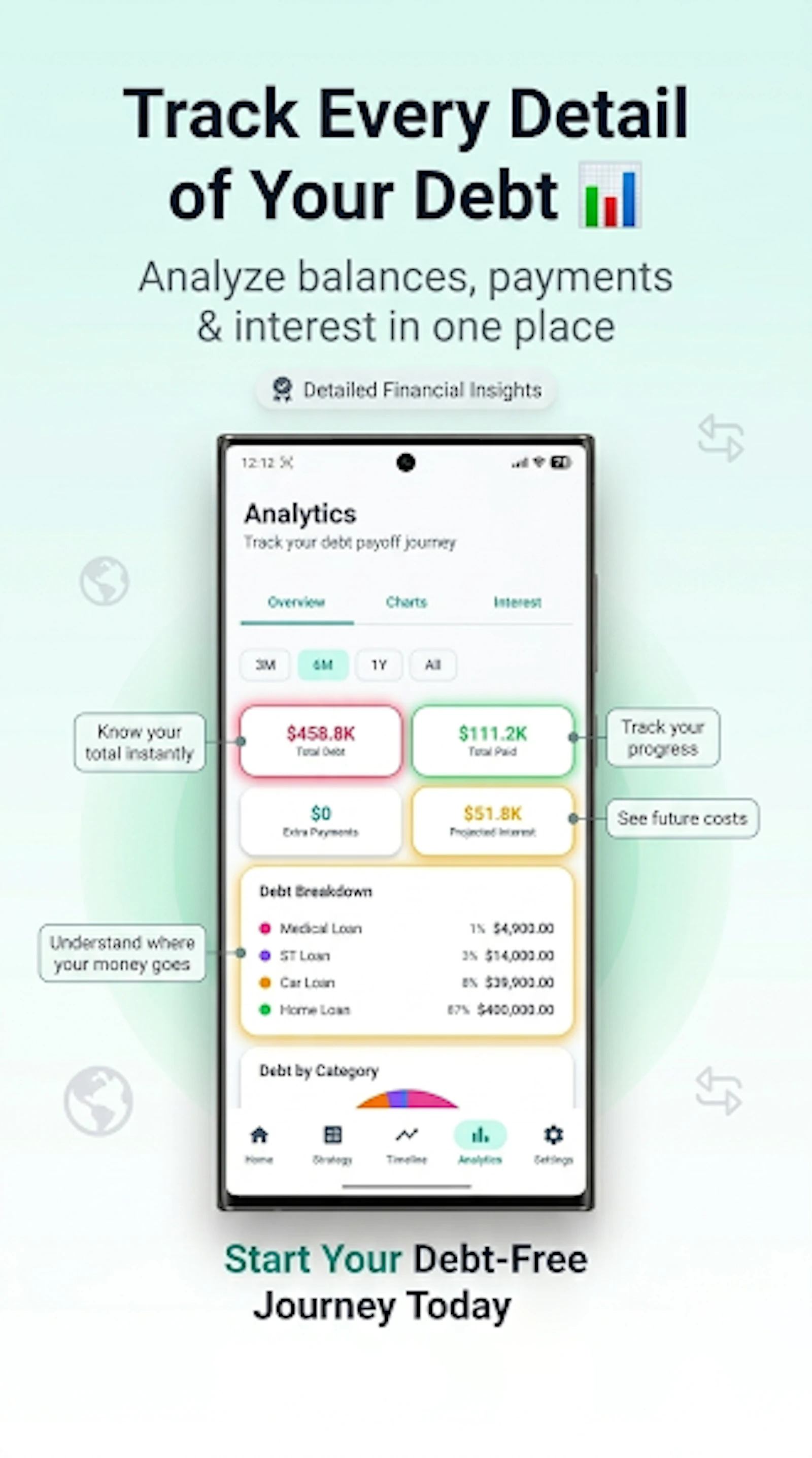 Debt Payoff Planner & Tracker screenshot 1