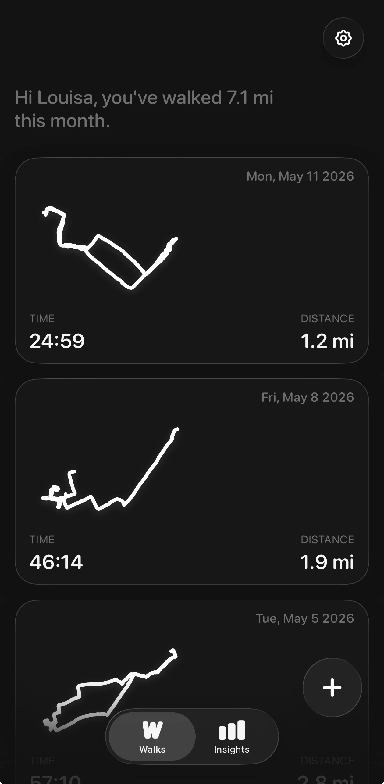 Walk: Routes & Reminders