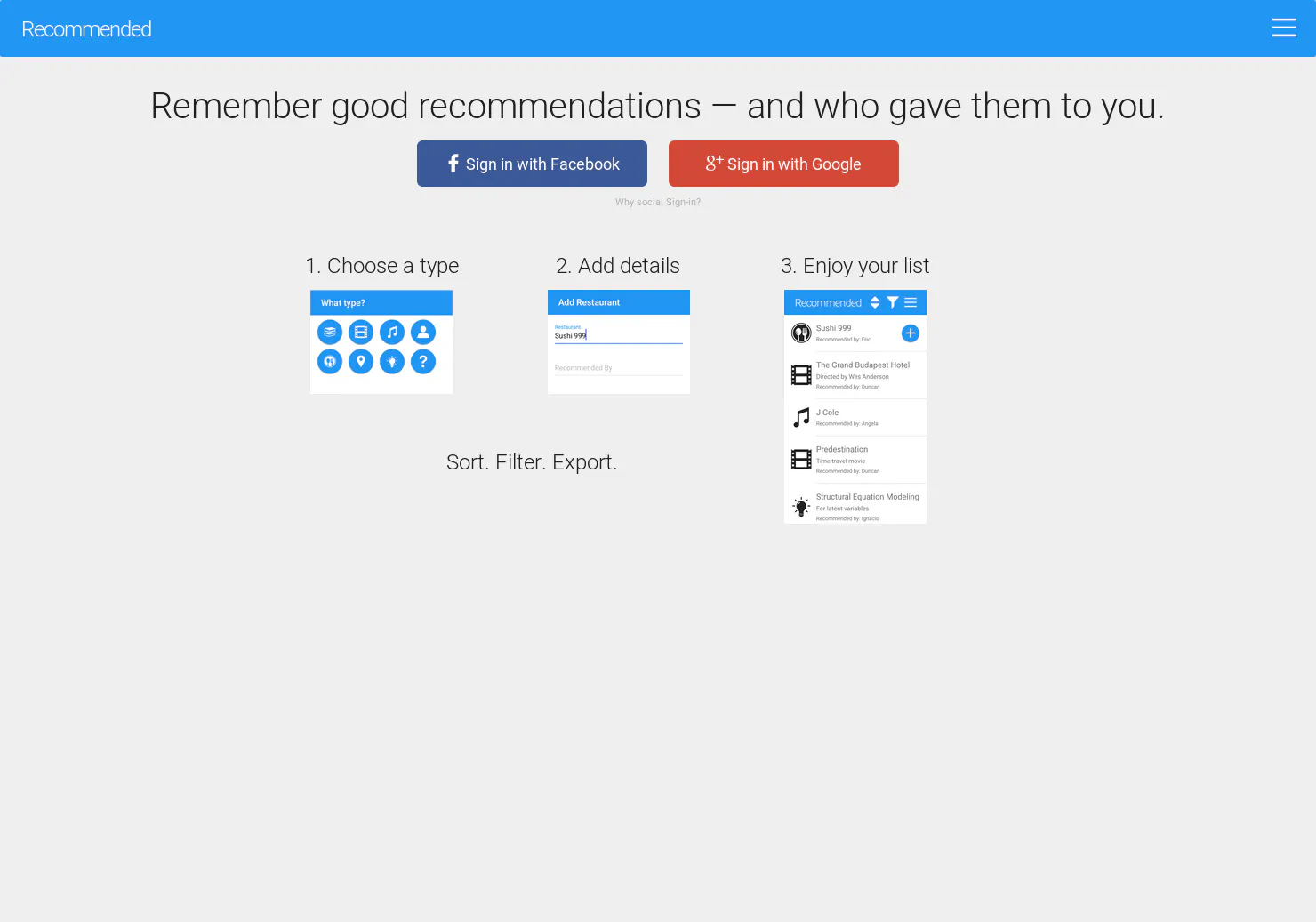 Recommended.io