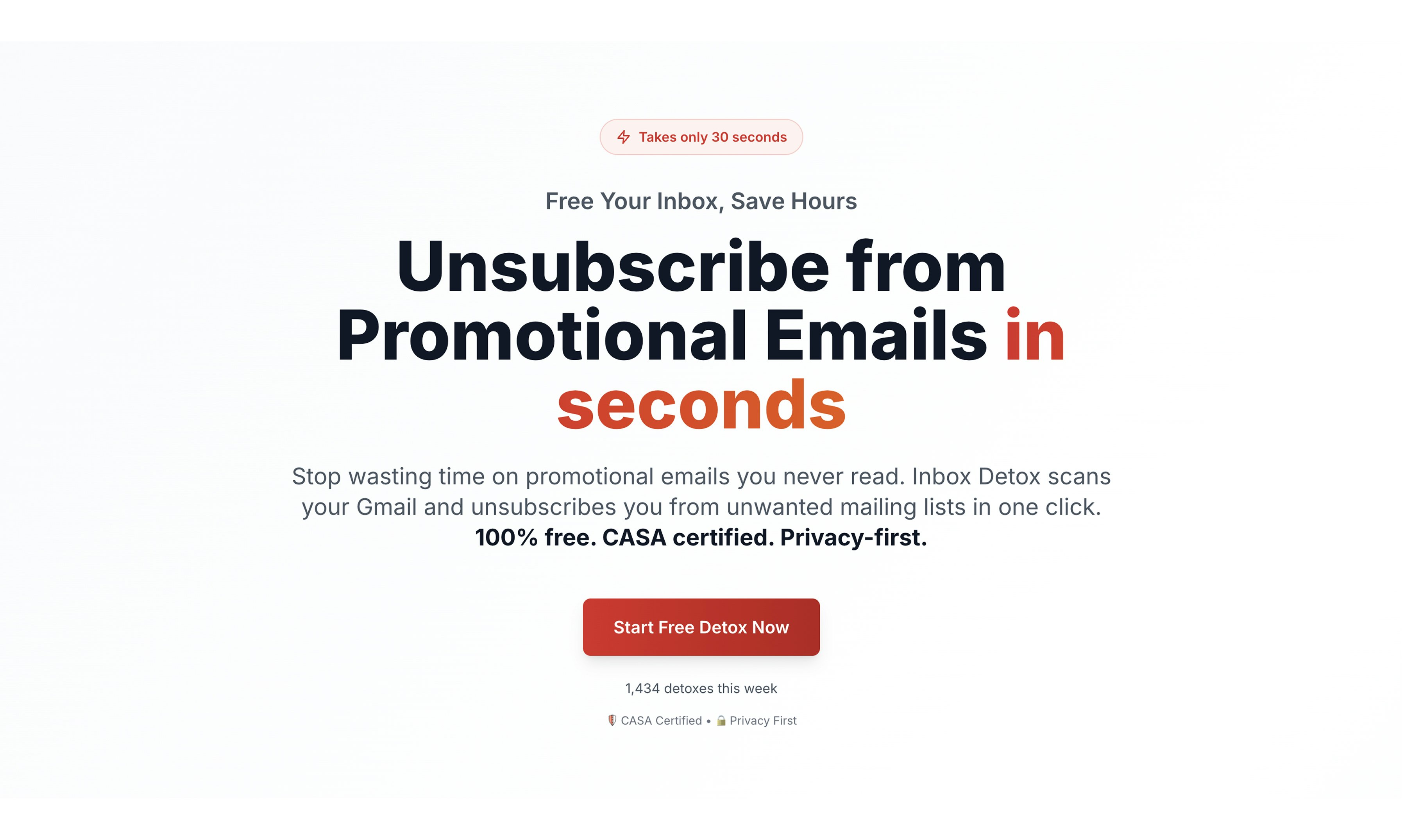 Inbox Detox - Free Forever