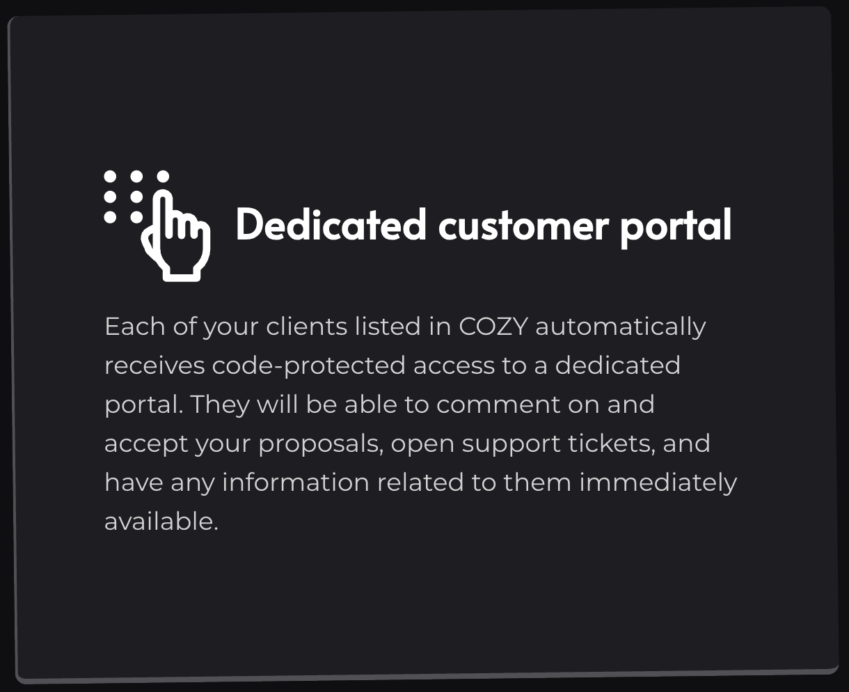 COZY: Ticket management System & PWA - Screenshot 2 preview