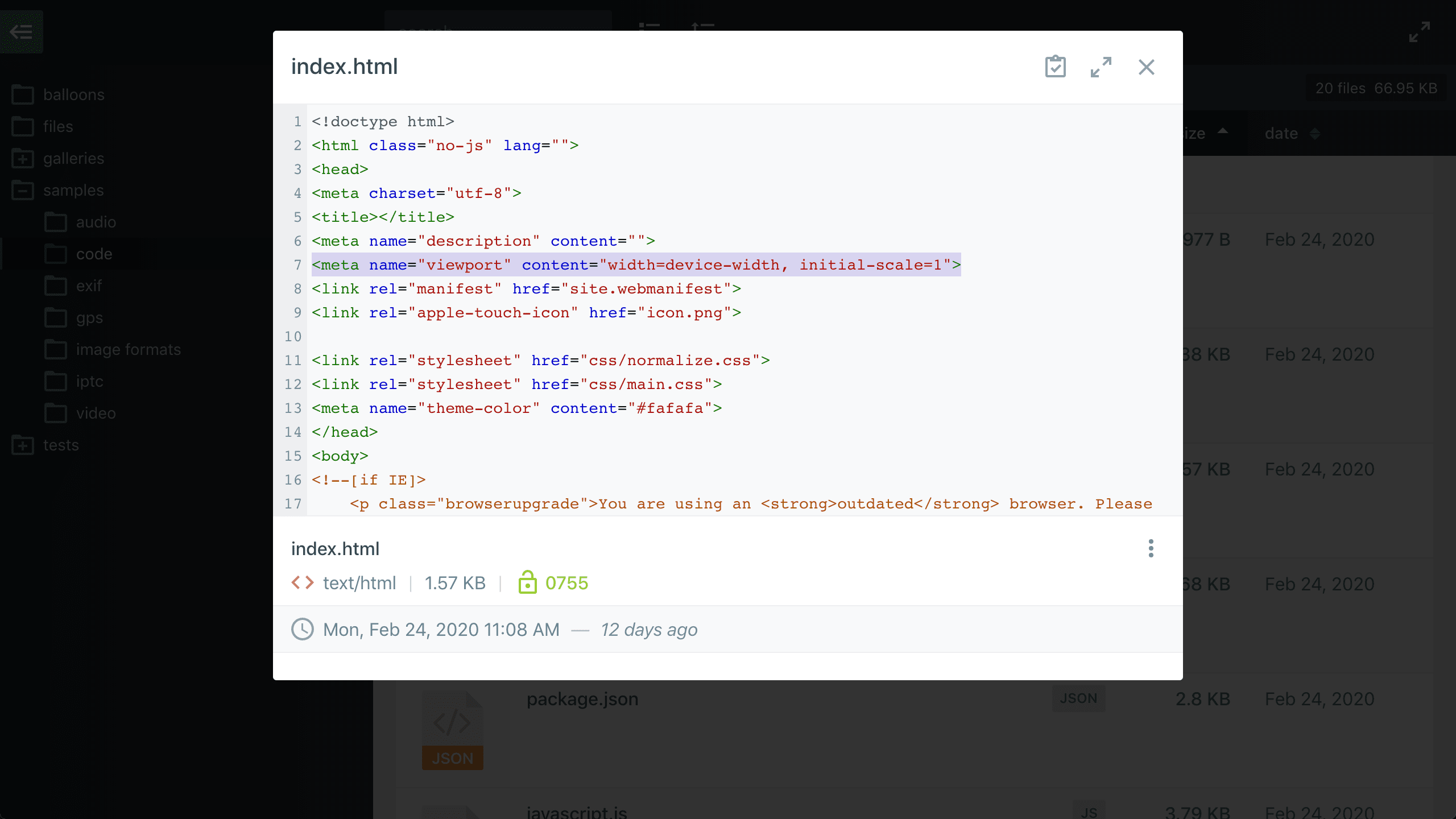 Files App gallery image