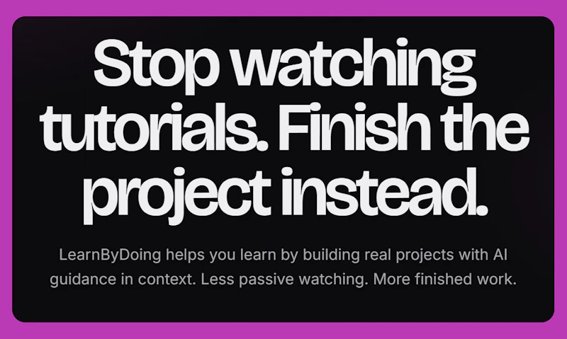 LearnByDoing screenshot 2