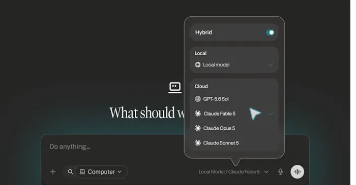 Perplexity Hybrid Compute 产品图