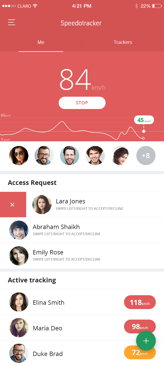 SpeedoTracker - Live Speed Sharing App gallery image