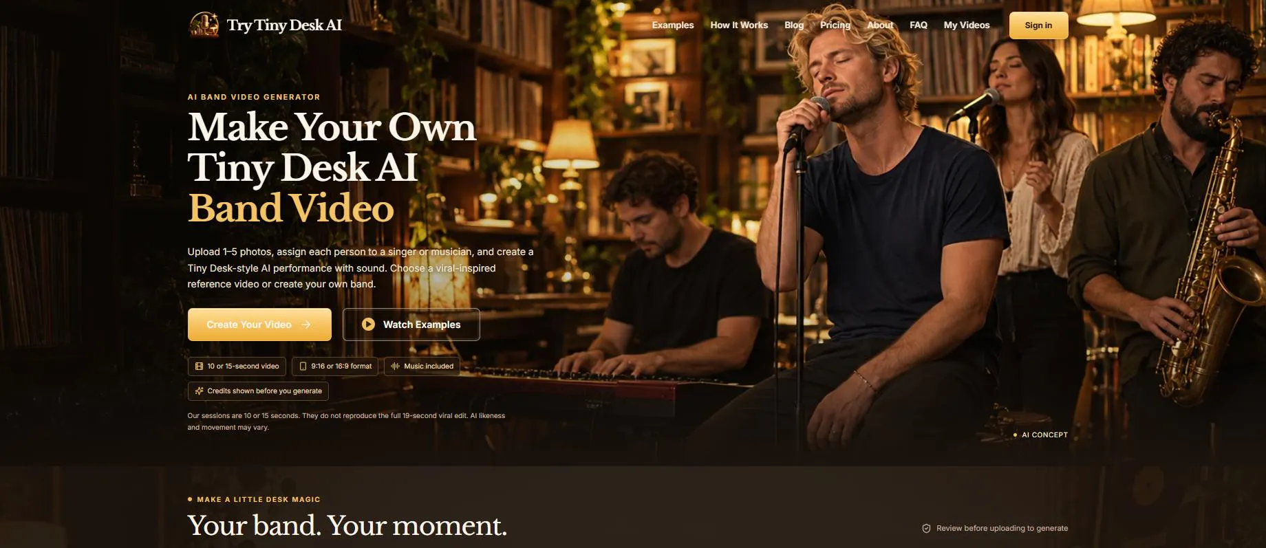 Tiny Desk AI Video Maker gallery image