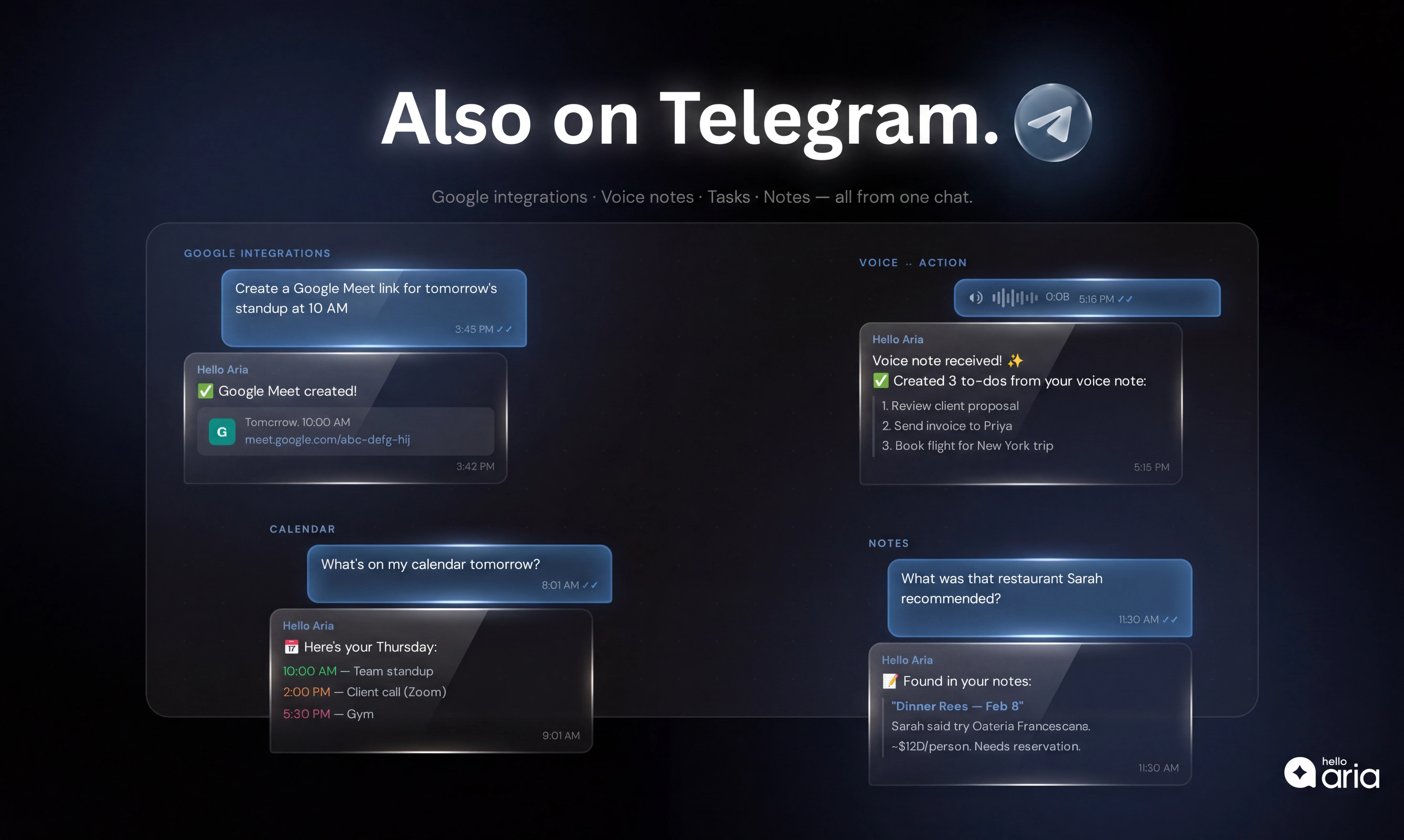 Hello Aria screenshot 5