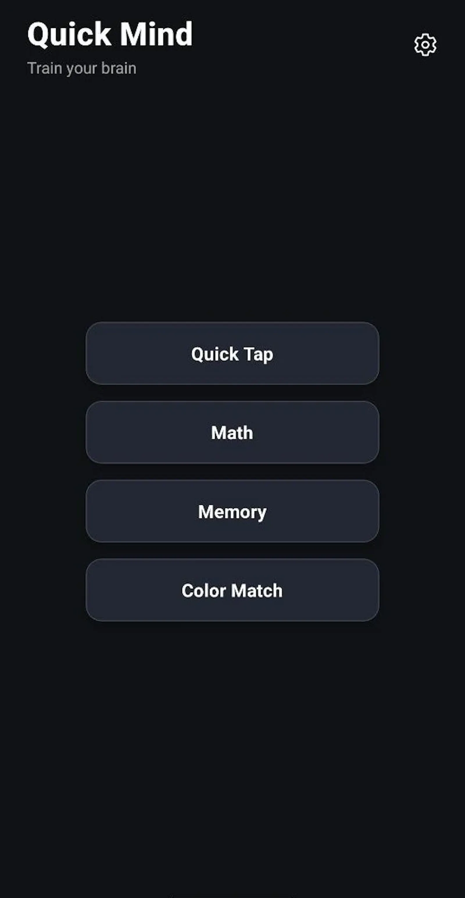 Quick Mind: Brain Training screenshot 1