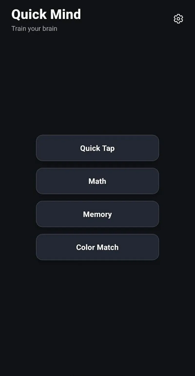 Quick Mind: Brain Training screenshot 1