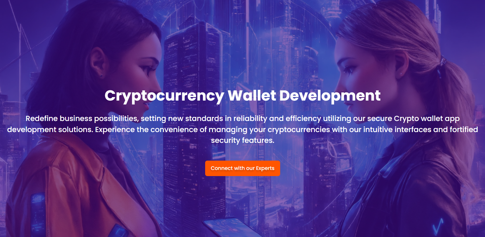 Crypto Wallet Development Company - Main product screenshot demonstrating key features and user interface