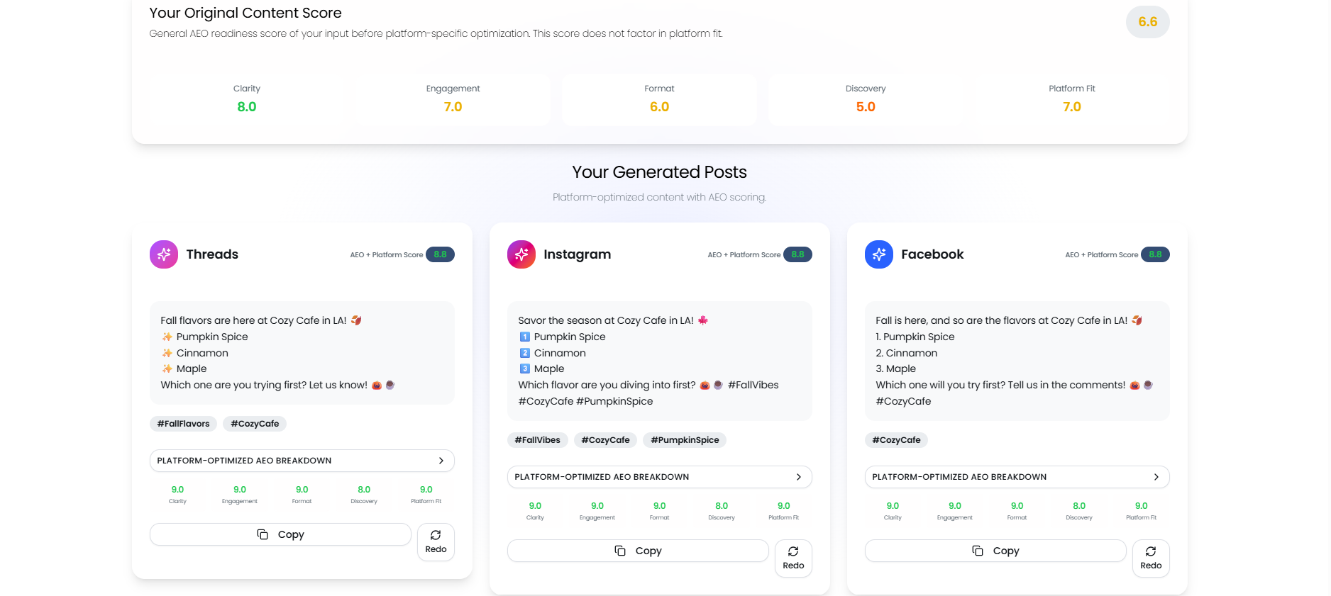 AEO Social Media Copywriter  gallery image